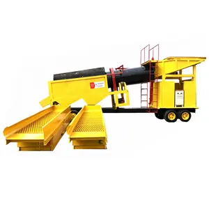 Hot Sale Clay Mine Equipment Gold Trommel Washing Drum Rotary Scrubber from SINOLINKING