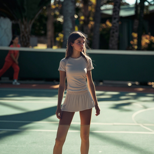 Set Completo Elegante <span class=keywords><strong>da</strong></span> Donna MereSports con Abito in Maglia di Lana Merino per Tennis e Badminton - Product Image 4