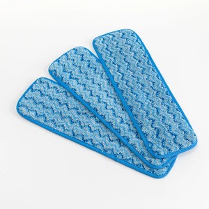 <b>Flat</b> <b>Mop</b> Cloth Replacement 45x14cm 65x14cm 95x14cm Blue Polyester For Commercial Use Hotel Property Hospital - Product Image 2