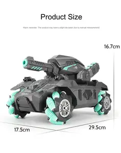 2024 New remote-controlled tank drift gesture tactile armored vehicle water bullet tank children's car remote-controlled vehicle