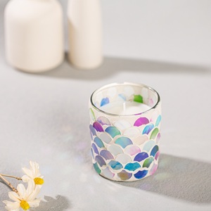 Gift Paraffin Wax Machine-Made Holiday Scented <b>Candles</b> 100g Aromatherapy Glass <b>Jar</b> Fragrance Home Decoration Burning Time 20-40 - Product Image 3