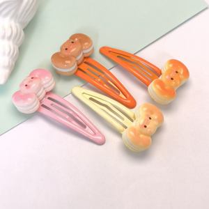 Pinzas para el pelo <span class=keywords><strong>de</strong></span> <span class=keywords><strong>pan</strong></span> <span class=keywords><strong>de</strong></span> elefante pequeño <span class=keywords><strong>de</strong></span> resina, horquilla <span class=keywords><strong>de</strong></span> dibujos animados encantadores, pinzas para el pelo para niñas, accesorios <span class=keywords><strong>de</strong></span> decoración para el cabello, 100 Uds. - Product Image 2