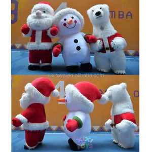 2m/2,6 m <span class=keywords><strong>de</strong></span> altura puesta en escena adulto globo <span class=keywords><strong>inflable</strong></span> mascota disfraz Navidad usable caminar ventilador incorporado dibujos animados - Product Image 3