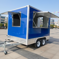 Chariot de restauration mobile personnalisable - Caravane et remorque pour hamburgers et snacks, idéal pour les restaurants mobiles