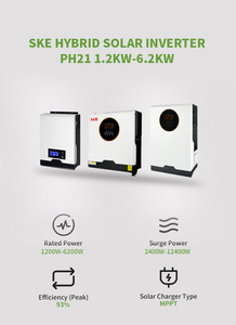Convertisseur DC vers AC UPS 3000W 6200W Générateur Onduleur à onde sinusoïdale 24V Inverseur de puissance 48V Pur 1 MW Solaire 12V 220V Monophasé 4000W <span class=keywords><strong>12</strong></span> Mois 48 <span class=keywords><strong>VDC</strong></span> - Product Image 3