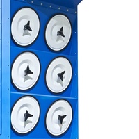 Collecteur de poussière à chargement latéral haute efficacité avec souffleur externe, nettoyage automatique par jet pulsé, anti-blocage