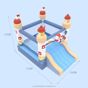 Castello gonfiabile per bambini; Parco giochi gonfiabile con scivolo, adatto per feste in giardino e riunioni di famiglia - Product Image 2