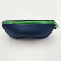 Étui portable en silicone pour lunettes de soleil ou lunettes de protection avec fermeture éclair, design tendance