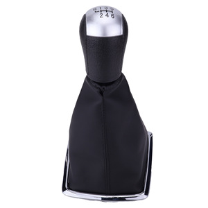 Ford Car Gear <b>Knob</b> Leather 5 Speed 6 Speed <b>Shift</b> <b>Knob</b> Ergonomic Design For Manual Transmission Vehicles - Product Image 4