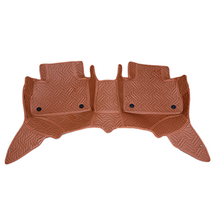 Tapis de sol de voiture en cuir imperméable et élégant à motifs, s'adaptant au contour de la carrosserie pour tous les modèles <span class=keywords><strong>Tesla</strong></span> - Product Image 2