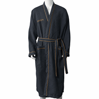 Peignoir de bain de luxe absorbant pour hôtel et spa, style kimono, col classique, après la douche, pour femme, service ODM, lavable en machine