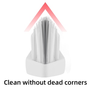 V-Shaped 2-in-1 Plastic Floor <b>Scrubbing</b> <b>Brush</b> with Long Handle for Cleaning Shower Tiles and Floors Designed for Bathroom Use - Product Image 4
