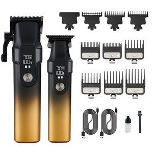 Ensemble de tondeuse et de coupe-cheveux sans fil DOODA 2 en 1 avec écran LED, kit de coupe de cheveux électrique pour hommes, cadeau - Product Image 6