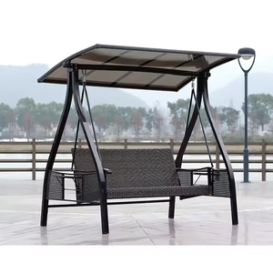 Mobilier d'extérieur moderne en gros Hamac de jardin Chaise berçante avec support Chaise <span class=keywords><strong>à</strong></span> <span class=keywords><strong>bascule</strong></span> pour patio d'extérieur suspendue - Product Image 4