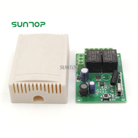 DC12V DC24V Module de relais 2 canaux 433Mhz RF télécommande interrupteur de télécommande de porte de Garage