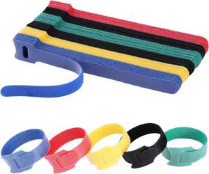 Sangles auto-adhésives polyvalentes pour câbles, ajustables sur mesure, écologiques, avec boucles auto-agrippantes - Product Image 2