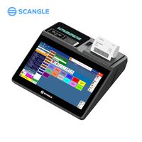 Scangle 11.6 pouces IPS écran Windows/Android Terminal avec imprimante thermique intégrée/NFC/VFD et offre un prix bas