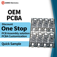 SANHEX Usine OEM de circuits imprimés (PCB) et de cartes de circuits imprimés assemblées (PCBA) sur mesure, cartes de contrôle principales personnalisées pour l'électronique grand public, brosses à dents, ports USB Type-C