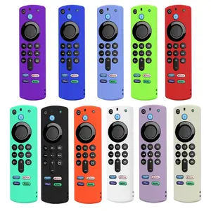 Special Design Multiple Color TV Remote Control Shell for Amazon 2021 AlEXA 3rd Voice Remote Control Protective Cases