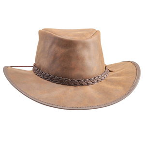 High Performance Custom Made Leather <b>Hats</b> Latest Design Casual Outdoor Style Customizable Adjustable Fit Leather <b>Hats</b> for Unisex - Product Image 2