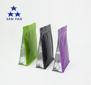 Custom Logo Stand Up Pouch Aluminum Foil Packaging Plastic Zip Lock Bag With Window