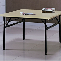 Cadre de table pliante moderne et simple, support de bureau pliant carré à ressort, pied de table d'entraînement renforcé antidérapant