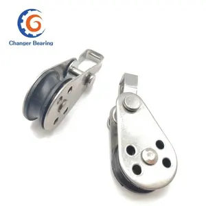 Pulley Block High Quality SS316 Stainless Steel Kayak Sailing Nylon Marine Pulley Block For Sailing Boat