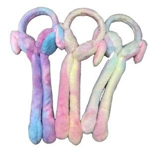 Hair Band Hot-selling Warm Cartoon Ear Muffs Winter Colorful Ear Covers Fun Cold-proof Rabbit Ear Festival Ears-Moving Plush - Product Image 1