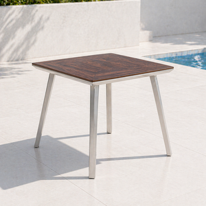 Muebles de Patio Comerciales Modernos y Duraderos, Mesa de Té Cuadrada para Exteriores, Juego de Jardín para <span class=keywords><strong>Hotel</strong></span> o Villa - Product Image 3