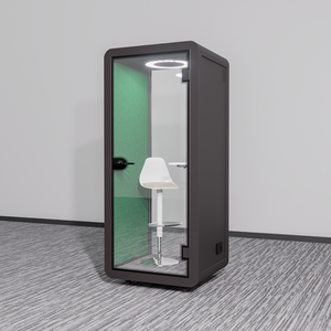 Cabina Acústica Insonorizada para Trabajo Individual, Privacidad en la Oficina, Cabina Telefónica, Sala de Reuniones Modular Flexible y Móvil - Product Image 4