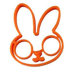 Moule à frire réutilisable de qualité alimentaire en silicone en forme de lapin pour œufs, vente en gros - Product Image 2