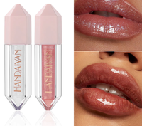 Cross-Border Handaiyan6 Matte Lip Glaze Suit Crème minérale imperméable à l'eau Non-Stick Cup-Color Lip Gloss