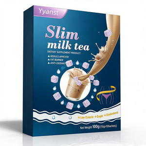 OEM/ODM Sugar free milk <b>Tea</b> coffee Instant Coffee Spices & Herbs Flavored <b>Slimming</b> Weight Loss Coffee 100g in Box - Product Image 2
