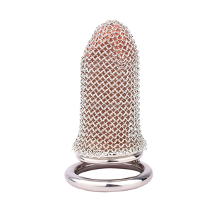 กรงครอบอวัยวะเพศชายสแตนเลส 304 คุณภาพสูง ลดราคาพิเศษ พร้อมห่วงล็อคแบบกำหนดเอง สำหรับผู้ชาย - Product Image 2