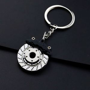 Porte-clés de voiture pour homme, accessoires, nouveau porte-clés rotatif en forme de plaquette de frein à disque, porte-clés de voiture par sublimation - Product Image 3