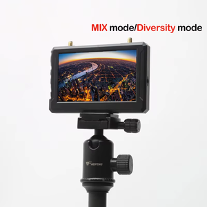 Monitor M5F de 4.9Ghz 5.8Ghz 48 CH 5G 56CH de 5 Pulgadas FPV con DVR, Batería Integrada, 800*480, Material Compuesto - Product Image 6