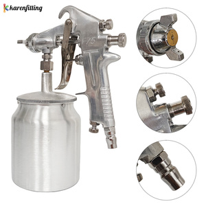 Không khí súng phun trọng lực thức ăn súng sơn cho xe thủ bề mặt đồ nội thất phun sơn tường bao gồm 750ml Công suất cup - Product Image 4