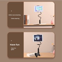 Support universel pour iPad et téléphone avec bras télescopique détachable et fixation murale pour bureau, maison, lit