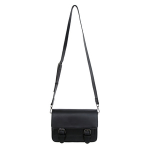 Nouveauté Sac messager en cuir PU imperméable avec logo personnalisé Sac bandoulière noir pour homme pour l'extérieur - Product Image 1
