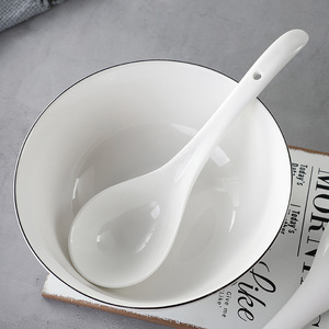 <span class=keywords><strong>Cuillère</strong></span> <span class=keywords><strong>à</strong></span> soupe/thé <span class=keywords><strong>en</strong></span> céramique/<span class=keywords><strong>porcelaine</strong></span> blanche de style chinois, 3 tailles (<span class=keywords><strong>petite</strong></span>, grande), avec crochet - Product Image 2