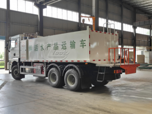 Camión de Transporte de Productos Acuáticos SHACMAN 6x4 de Alta Resistencia, 25T, para Peces Vivos, Camarones y Mariscos - Product Image 4