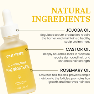 زيت أساسي لنمو الشعر، للعناية بفروة الرأس، مرطب، مقوي، يتحكم في التساقط، يغذي بصيلات الشعر للحصول على شعر كثيف - Product Image 2