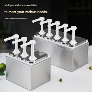 Distributeur de sauce à pompe moderne en acier inoxydable BEILAIFEI, modèle 1, <span class=keywords><strong>pour</strong></span> les cafés et les salons de thé - Product Image 3