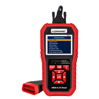 Escáner Automotriz KONNWEI KW851, Dispositivo de Reinicio de Luz de Servicio de Aceite, Herramienta de Diagnóstico OBD2 de 12V, Garantía de 12 Meses para Autos Universales