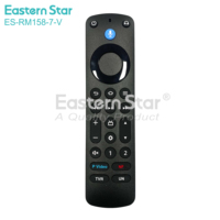 Control Remoto ES-RM158-7-V a Precio de Fábrica para el Nuevo Google Chromecast 4k TV, Decodificador con Google Voice, Smart TV G9N9N, Control por Voz BT IR