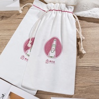 Sacs à cordon en toile de coton biologique personnalisés, réutilisables, écologiques, recyclables, emballage alimentaire pour pain, lait, logo personnalisé