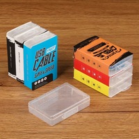Câble de données pour téléphone portable en stock, câble USB Micro Type-C, boîte d'emballage en plastique, boîte d'affichage en PP, emballage électronique