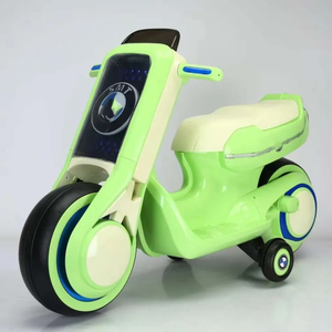 Новый Большой Детский Электрический мотоцикл пластиковый игрушечный автомобиль для мужчин и женщин От <span class=keywords><strong>2</strong></span> до 4 лет зарядка двухколесный мотоцикл в течение многих лет - Product Image 5