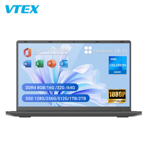 15,6 "N5095 FHD IPS tipo C retroiluminado huella digital ordenador portátil Ac Wi Fi DDR SSD cubierta Notebook Personal Oficina bajo precio portátil - Product Image 1