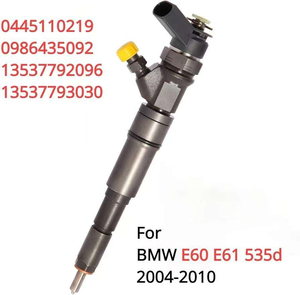 0445110219 Injektor Bahan Bakar Diesel Common Rail Baja Tahan Karat OEM Baru 0445110219 untuk <span class=keywords><strong>E60</strong></span>/E61 <span class=keywords><strong>535d</strong></span> Touring 3.0 0445110219 - Product Image 1